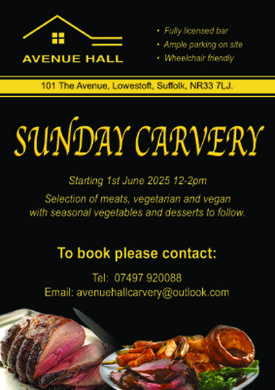 Carvery Event Flyer