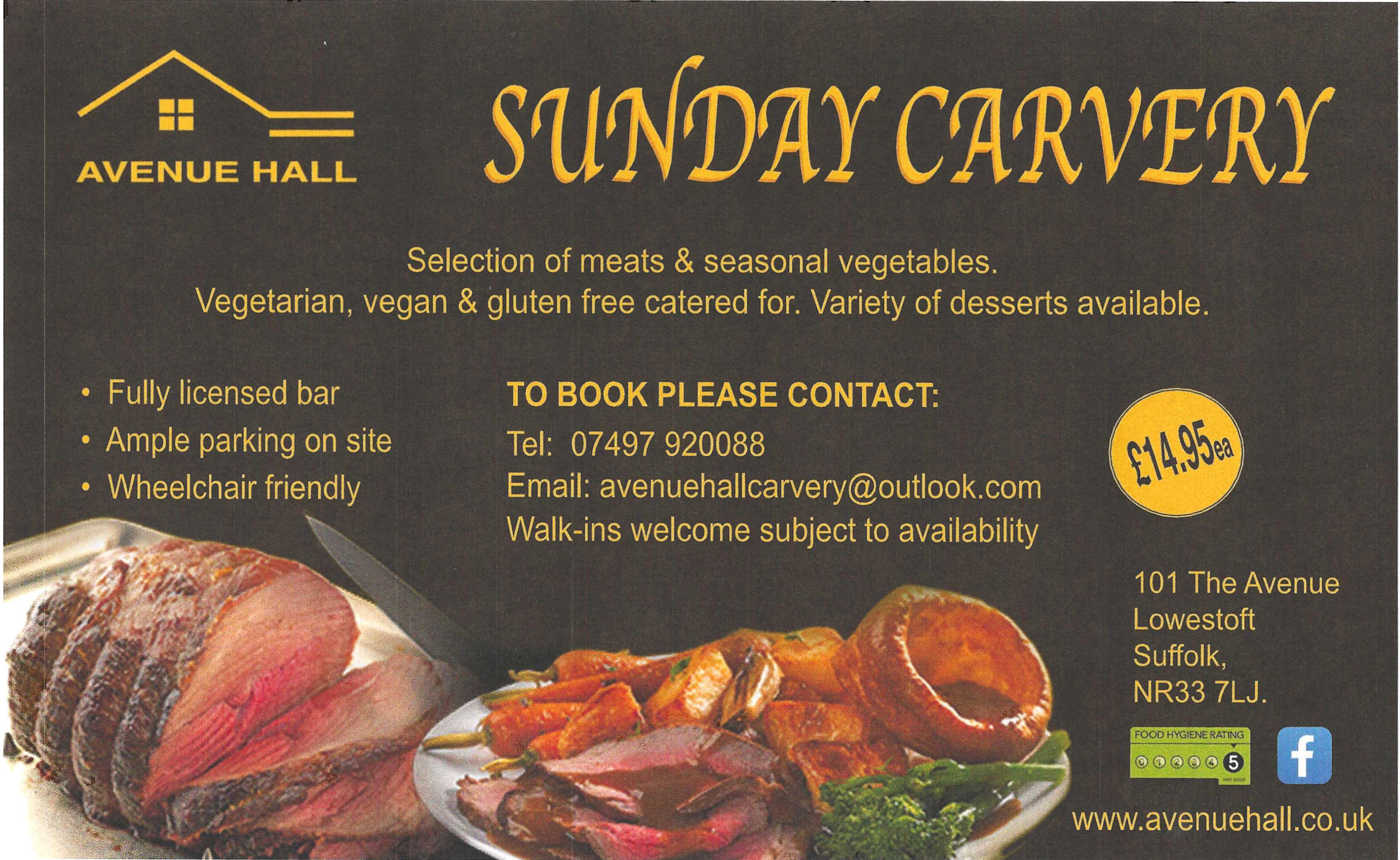 Carvery Event Flyer